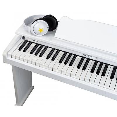 Kozmos KKP-161WH Dijital ocuk Piyanosu / TABURE+KULAKLIK