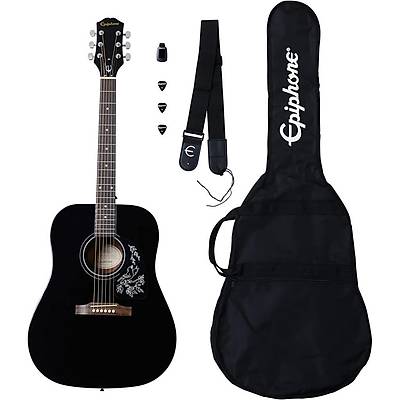 Epiphone Starling Akustik Gitar Ba�lang�� Paketi (Siyah)
