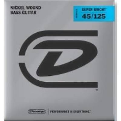 Jim Dunlop DBSBN45125 Super Bright Nickel Wound 5 Telli Bas Gitar Teli (45-125)