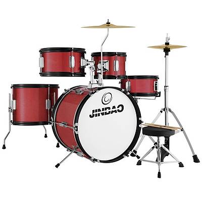 Jinbao 5 Para Junior Davul Seti (Wine Red)