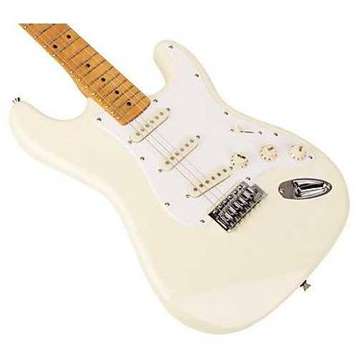 SX Stratocaster Elektro Gitar (Vintage White)