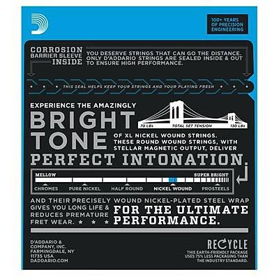 Daddario EXL110 ELEKTRO G�TAR TEL SET� 10-46 + 2 PENA