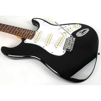 SX Stratocaster Elektro Gitar (Black) / K�l�f