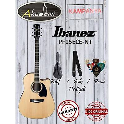 Ibanez PF15ECE-NT Elektro Akustik Gitar (Hediyeli)