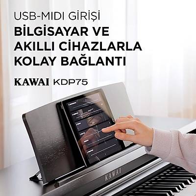 KAWAI KDP75W Beyaz Dijital Piyano