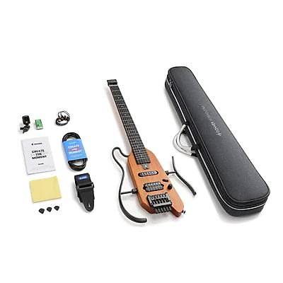 Donner HUSH-X Headless Traveller Elektro Gitar Seti (Natural)