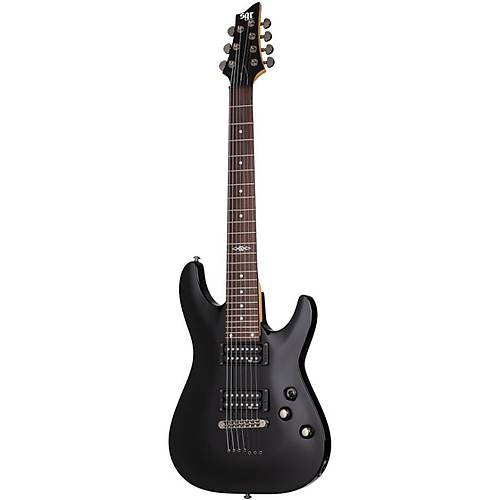 Schecter SGR C-7 7 Telli Elektro Gitar / KILIF+ASKI+ARA KABLO