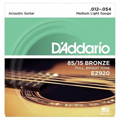 Daddario EZ920 Akustik Gitar Tel Seti. Pena