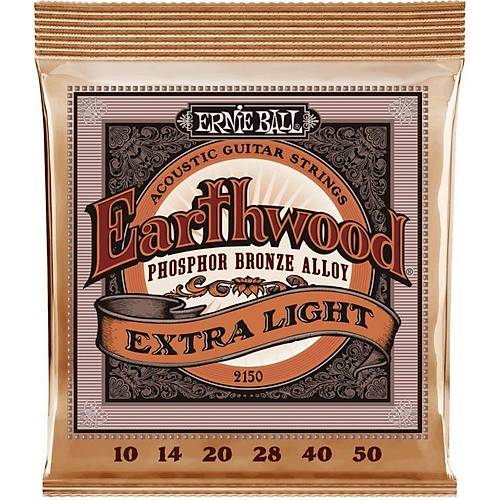 Ernie Ball P02150 | Earthwood Extra Light Phosphor Bronze .10-.50 Akustik Gitar Teli