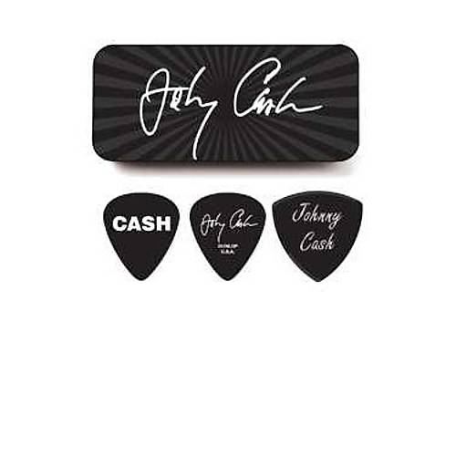 Jim Dunlop Johnny Cash Signature 6lı Pena Seti (Medium)
