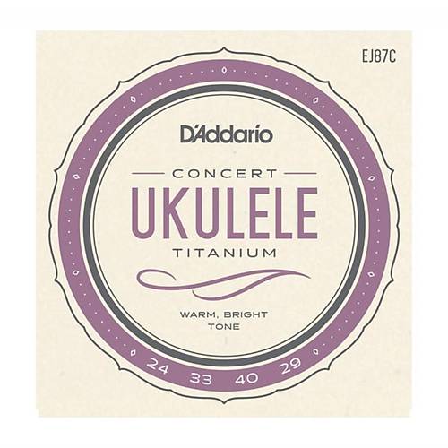 D'Addario EJ87C  CONCERT UKULELE TEL SETİ / PENA HEDİYELİ