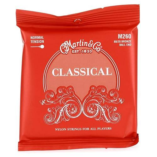  Martin M260 Klasik Gitar Teli Bronze Regular 