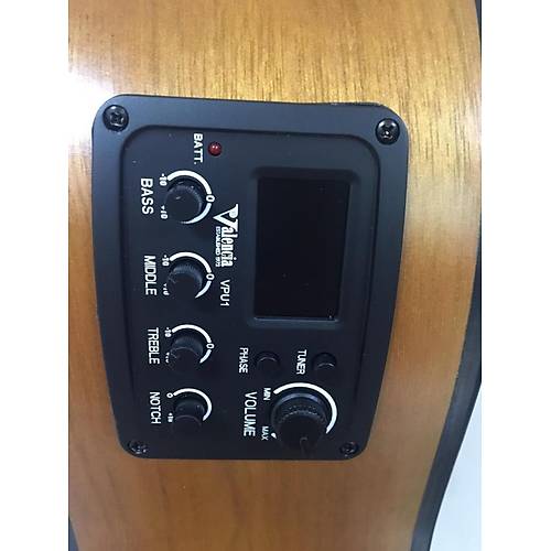 VALENCIA VC304CE ELEKTRO KLASİK GİTAR  KILIF PENA