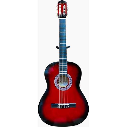 Simge Kırmızı Klasik Gitar 
