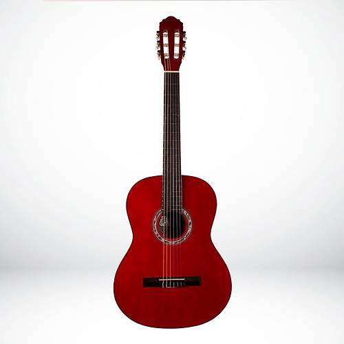 Toledo LC-3900 RD Klasik Gitar (Krmz) KILIF+PENA 