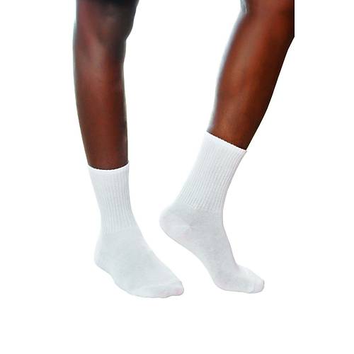 Liggo Kısa Antrenman Çorabı Futbol Voleybol Basketbol Çorabı 39-44 no Beyaz