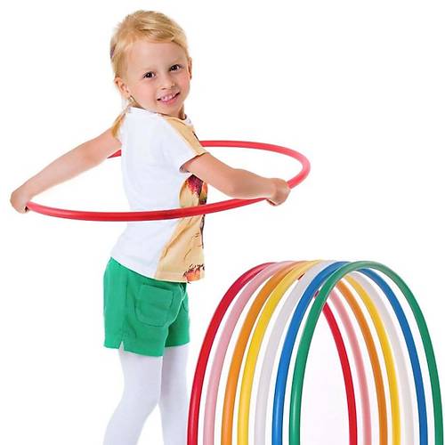 Hulahop Renkli Hula hop 60 cm Ayarlanabilir Boy Hulalop