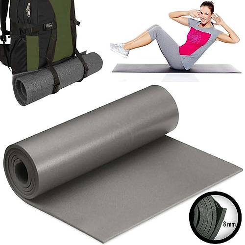 Liggo 150x50x0,8 cm Egzersiz Pilates Minderi Kamp Minderi Mat