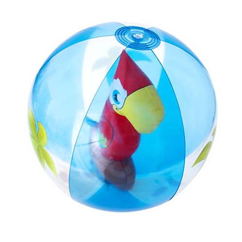 Şişme Deniz Topu 3D Papağan Figürlü 51 cm