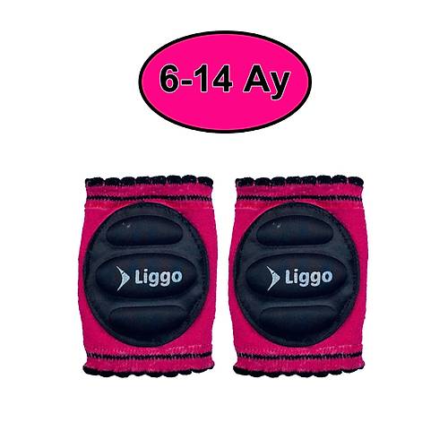 Liggo 6-14 Ay Bebek Emekleme Dizlii Bebek Dizlii ocuk Dizlii Bebek Koruyucu Dizlik Pembe