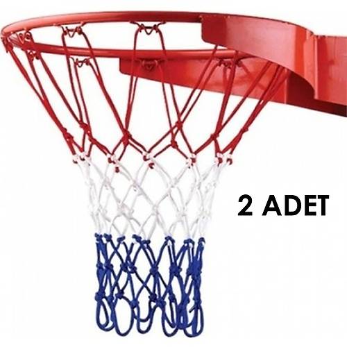 Basketbol Filesi Kaln Flo Ma ift 3,5 mm Renkli