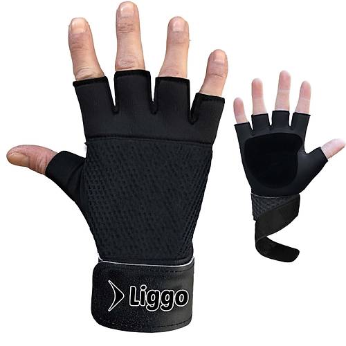 Liggo Arlk Eldiveni  Lifting Bilek Bandajl Fitness Eldiveni