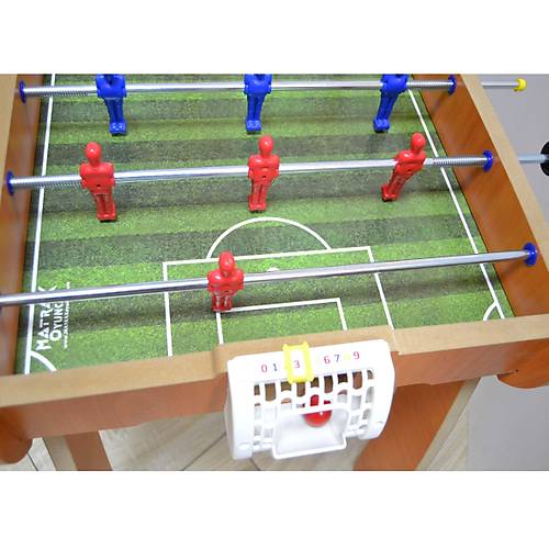 Liggo Ayaklı Ahşap Langırt Büyük Boy Masa Maçı Futbol Langırt Oyun Seti 390