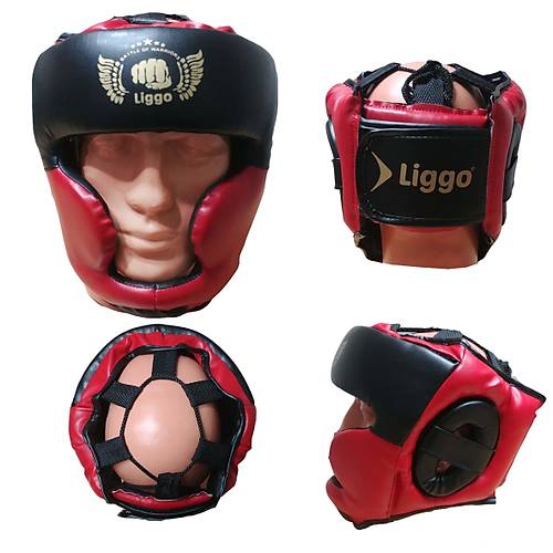 Liggo Gard Boks Kask Kick Boks Muay Thai Kapal Kask Krmz