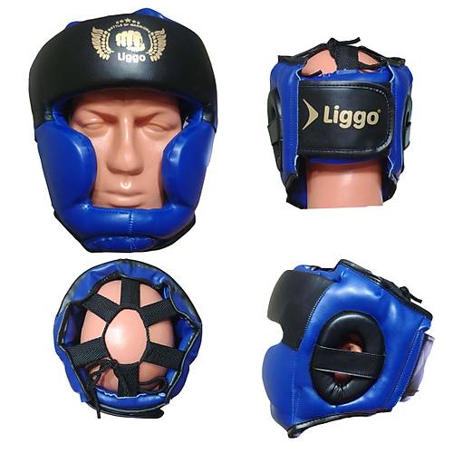 Liggo Gard Boks Kask Kick Boks Muay Thai Kapal Kask Mavi