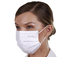 Dentac T-Mask Cerrahi Maske CLA 50'li (Beyaz)