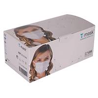 Dentac T-Mask Cerrahi Maske CLA 50'li (Beyaz)