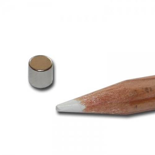 5x5 mm, Yuvarlak Neodyum Mıknatıs, Güçlü Magnet, (Çap: 5 mm, Kalınlık: 5 mm)