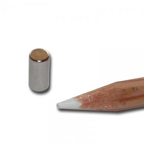5x10 mm, Yuvarlak Neodyum Mıknatıs, Güçlü Magnet, (Çap: 5 mm, Kalınlık: 10 mm)