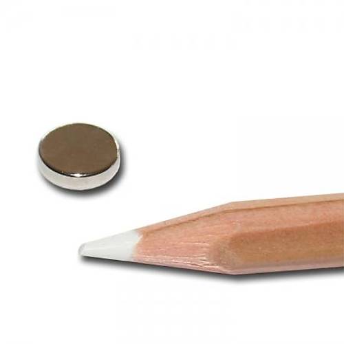 8x2 mm, Yuvarlak Neodyum Mıknatıs, Güçlü Magnet, (Çap: 8 mm, Kalınlık: 2 mm)