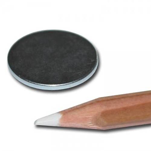 20x1 mm, Yuvarlak Neodyum Mıknatıs, Güçlü Magnet, (Çap: 20 mm, Kalınlık: 1 mm)