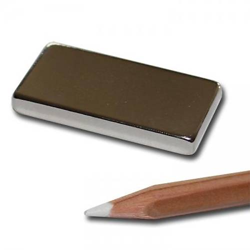40x20x5 mm, Köşeli Neodyum Mıknatıs, Güçlü Magnet, (Boy:40mm, En:20mm, Kalınlık:5mm)