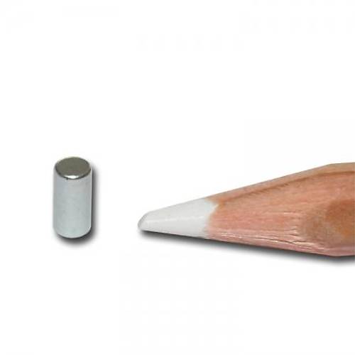 3x6 mm, Yuvarlak Neodyum Mıknatıs, Güçlü Magnet, (Çap: 3 mm, Kalınlık: 6 mm)