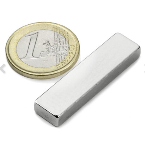 40x10x3 mm, Köşeli Neodyum Mıknatıs, Güçlü Magnet, (Boy:40mm, En:10mm, Kalınlık:3mm)