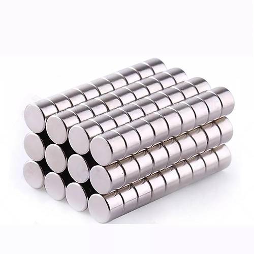 5×4 mm, Yuvarlak Neodyum Mıknatıs, Güçlü Magnet, (Çap: 5 mm, Kalınlık: 4 mm)