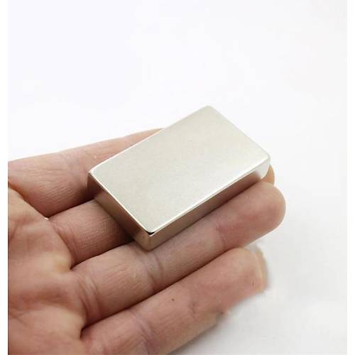 50x30x10 mm, Köşeli Neodyum Mıknatıs, Güçlü Magnet, (Boy:50mm, En:30mm, Kalınlık:10mm)