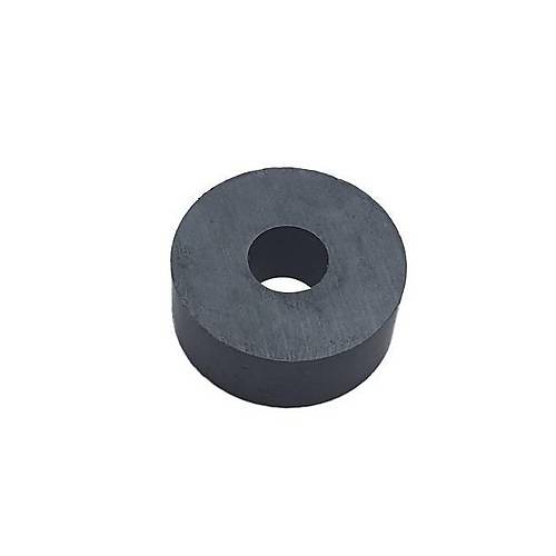 30x9x10 mm, Delikli Ferrit Mıknatıs, Seramik, Oksit, Kömür Magnet (Çap:30mm, Delik:9mm, Kalınlık:10mm)