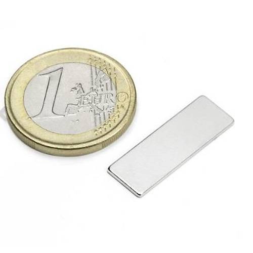 25x8x2 mm, Köşeli Neodyum Mıknatıs, Güçlü Magnet, (Boy:25mm, En:8mm, Kalınlık:2mm)