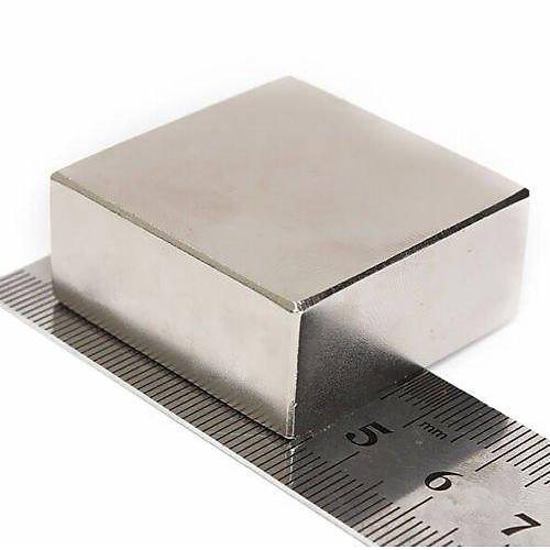 50x40x20 mm, Köşeli Neodyum Mıknatıs, Güçlü Magnet, (Boy:50mm, En:40mm, Kalınlık:20mm)