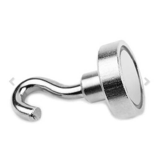 Neodyum, Pot Mıknatıs, 20 mm, Güçlü, Askı Kanca Mıknatıs