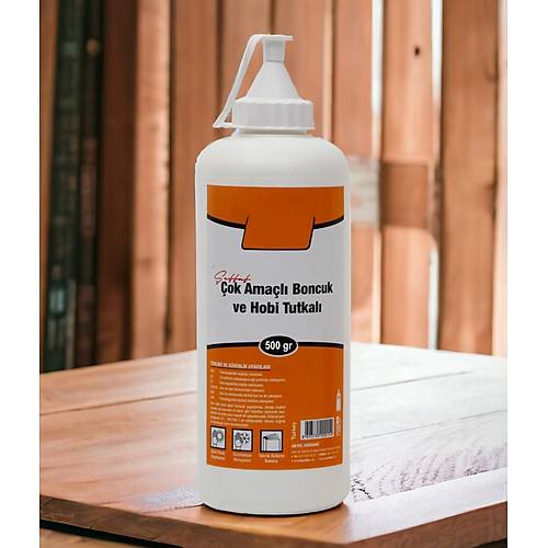 Çok Amaçlı, Şeffaf Boncuk ve Hobi Tutkalı, 500 gr, Kağıt, Ahşap, Kumaş Yapıştırıcı