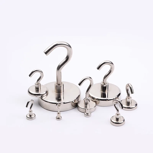 Neodyum, Pot Mıknatıs, 20 mm, Güçlü, Askı Kanca Mıknatıs
