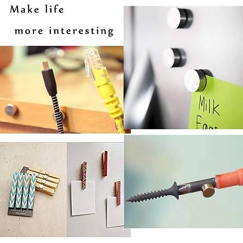 6x1,5 mm, Yuvarlak Neodyum Mıknatıs, Güçlü Magnet, (Çap: 6 mm, Kalınlık: 1,5 mm)