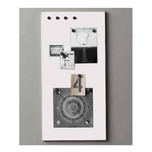 Mıknatıslı Beyaz Pano, Dekoratif, Magnet Panosu, 35x75 cm, Metal Pano