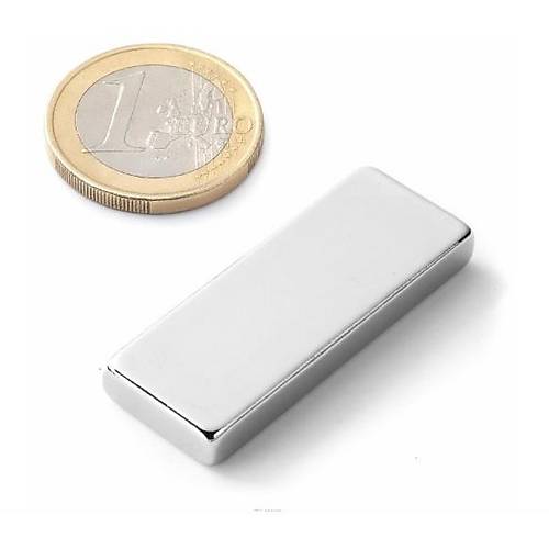 40x15x5 mm, Köşeli Neodyum Mıknatıs, Güçlü Magnet, (Boy:40mm, En:15mm, Kalınlık:5mm)