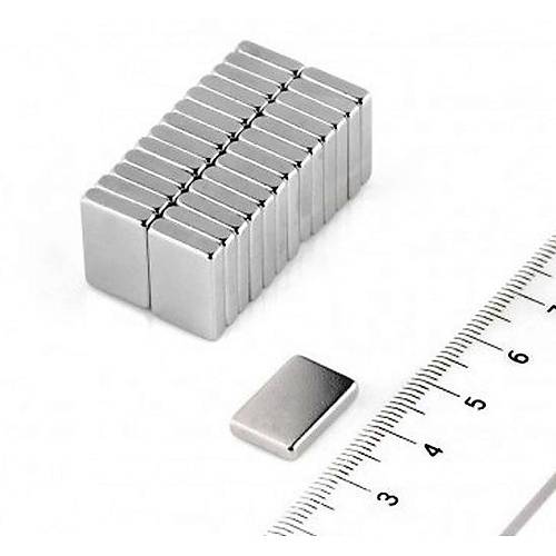 15x10x3 mm, Köşeli Neodyum Mıknatıs, Güçlü Magnet, (Boy:15mm, En:10mm, Kalınlık:3mm)